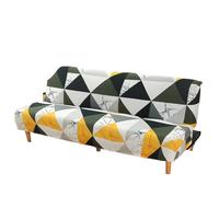 L6NqIAG Funda para Sofá Sin Brazos Funda de sofá futón sin Brazos, Protector Muebles Antideslizante Licra, Cama Plegable extraíble y Lavable(Color 26,M)