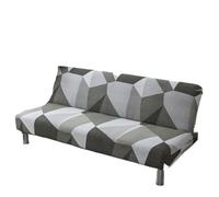 L6NqIAG Funda para Sofá Sin Brazos Funda elástica for futón sin Brazos, sofá Cama Todo Incluido con Parte Inferior, Protector de Muebles Lavable(Color 16,M 160-185cm)