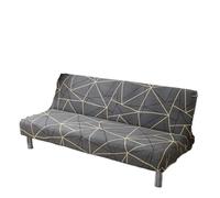 L6NqIAG Funda para Sofá Sin Brazos Funda elástica for futón sin Brazos, sofá Cama Todo Incluido con Parte Inferior, Protector de Muebles Lavable(Color 17,M 160-185cm)