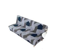 L6NqIAG Funda para Sofá Sin Brazos Funda elástica for futón sin Brazos, sofá Cama Todo Incluido con Parte Inferior, Protector de Muebles Lavable(Color 21,M 160-185cm)