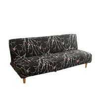 L6NqIAG Funda para Sofá Sin Brazos Las Cubiertas Plegables Impresas de los Muebles del futón sofá Cama sin Brazos Son Lavables a máquina for la Sala Estar Hotel(Color 3,M)