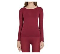 L6NqIAG Ropa Interior Térmica Conjunto de Ropa Interior térmica Fina for Mujer, Primavera/otoño, 2 Piezas, sin Costuras, Tipo Calzoncillo Largo, Pijama Temperatura Constante