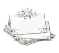 L6NqIAG Tarjetas de Boda 20/50/100pcs Leaf Pattern Wedding Seating Number Table Card Name Place Party Banquet Seat(50pcs)