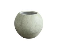 L6x2N9b5 Macetas Maceta Verde Aguamarina con Forma de Bola, 3 tamaños Orificio Drenaje, Maceta Arcilla magnesio for Interior, Exterior, habitación, balcón, jardín, Oficina(Medio)