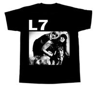 L7 Babes IN TOYLAND 7 Year Bitch Hole Short - Long Sleeve Black T-Shirt