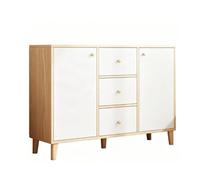 L8p2B5s7 Gabinete de Almacenamiento Gabinete Lateral for Cena, hogar orientado a la Pared, Estante de Almacenamiento Multifuncional for Cocina y Sala Estar for artículos Varios(Blanco)