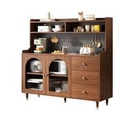 L8p2B5s7 Gabinete de Almacenamiento Mueble Auxiliar de Comedor Tablero Perforado contra la Pared, Mueble for vinos Integrado en Sala Estar