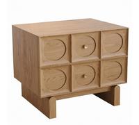 L8p2B5s7 Mesita de Noche Mesita de Noche con cajón Doble for Dormitorio, Sala Estar, Muebles Almacenamiento Hotel