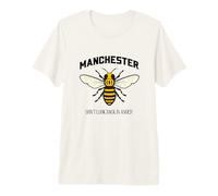 La Abeja trabajadora de Manchester no mira hacia atrás con ira Camiseta Premium
