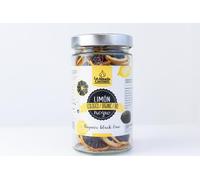 La Abuela Carmen - Limón Deshidratado - Limón Negro Ecológico en Rodajas | 80 g | Ideal para aromatizar bebidas calientes y frías, tambien para asados, guisos o salsas