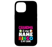 La abuela es mi nombre Bingo es mi juego Jugador de bingo Carcasa para iPhone 15