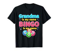 La Abuela es mi Nombre Bingo es mi Juego Jugador Divertido Mujeres Camiseta