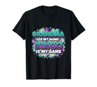 La Abuela es mi Nombre Bingo es mi Juego Jugador Divertido Mujeres Camiseta