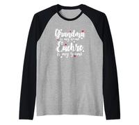 La Abuela es mi Nombre Euchre es mi Juego Camiseta Manga Raglan