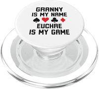 La Abuela es mi Nombre Euchre es mi Juego Divertido Euchre Humor PopSockets PopGrip para MagSafe