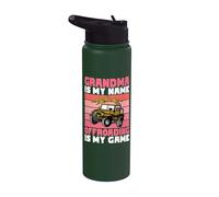 La abuela es mi nombre Offroading es mi juego Offroad Stainless Steel Insulated Water Bottle