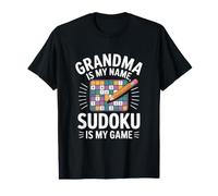 La Abuela es mi Nombre Sudoku es mi Juego Camiseta gráfica económica