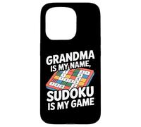 La Abuela es mi Nombre Sudoku es mi Juego Carcasa para iPhone 15 Pro