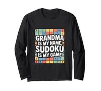 La Abuela es mi Nombre Sudoku es mi Juego Divertido Manga Larga
