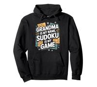 La Abuela es mi Nombre Sudoku es mi Juego Divertido Sudadera con Capucha