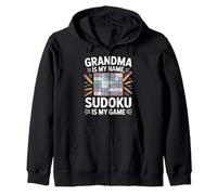 La Abuela es mi Nombre Sudoku es mi Juego Sudadera con Capucha