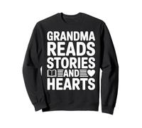 La Abuela Lee Historias y Corazones Nana Love Sudadera