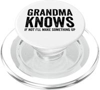 La Abuela Sabe si no, voy a inventar Algo Divertido Abuela PopSockets PopGrip para MagSafe