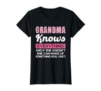 La abuela sabe todo el día de la madre Camiseta