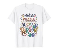 La aceptación del Autismo no es un Rompecabezas Neurodiversidad Autista Camiseta