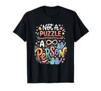 La aceptación del Autismo no es un Rompecabezas Neurodiversidad Autista Camiseta