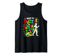 La aceptación del Autismo no es un Rompecabezas Neurodiversidad Autista Camiseta sin Mangas