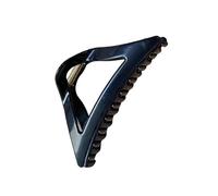 La acogedora pinza de clip, cómoda pinza de pelo para mujer, horquilla de nube, clips de garra suaves y flexibles para cabello largo grueso, fuerte agarre antideslizante (negro)