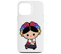 La Adelita Mexican Doll Lele Latinx Revolution Soldier Carcasa para iPhone 13 Pro MAX