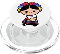 La Adelita Mexican Doll Lele Latinx Revolution Soldier PopSockets PopGrip para MagSafe