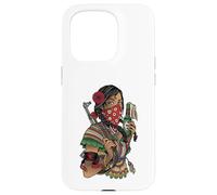 La Adelita Mexicans Revolution Soldier patriots Chicana Carcasa para iPhone 15 Pro