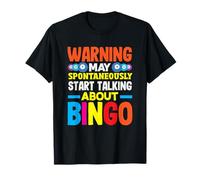 La advertencia de bingo puede comenzar a hablar sobre el jugador de bingo Camiseta