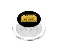 La Advertencia Puede Comenzar espontáneamente a Hablar de Ardillas PopSockets PopGrip para MagSafe