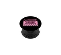 La Advertencia Puede Comenzar espontáneamente a Hablar de Gatos atigrados PopSockets PopGrip Adhesivo