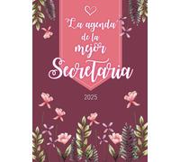 La agenda de la mejor Secretaria 2025: Diario semanal personalizado | Nueva edición | Planificador de noviembre de 2024 a diciembre de 2025 | Formato ... | Regalo para todas las mujeres que amamos.