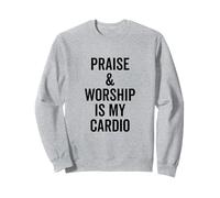 La alabanza y la adoración son mi inspiración cardiovascular Sudadera