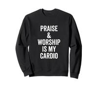 La alabanza y la adoración son mi inspiración cardiovascular Sudadera