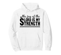 La alegría del Señor es mi Fuerza Cristianos Hombres y Mujeres Sudadera con Capucha