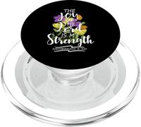 La alegría del Señor es mi fuerza Escritura bonita y floral PopSockets PopGrip para MagSafe