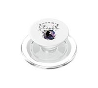 La alegría del Señor es mi Fuerza Escritura Gato Negro Gato PopSockets PopGrip para MagSafe