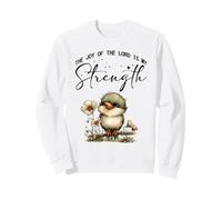 La alegría del Señor es mi Fuerza Escritura Lindo pájaro Sudadera