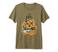 La alegría del Señor es mi Fuerza Escritura Otoño Otoño Camiseta Premium