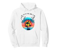 La alegría del Señor es mi Fuerza Escritura Retro Tropics Sudadera con Capucha