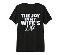 La alegría en mi Esposa Vida Marido Camiseta Premium