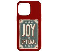 La alegría es Opcional - Sarcasmo navideño Retro Carcasa para iPhone 14 Pro MAX
