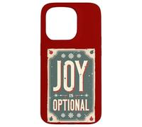 La alegría es Opcional - Sarcasmo navideño Retro Carcasa para iPhone 15 Pro